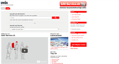 Desktop Screenshot of gav-service.ch